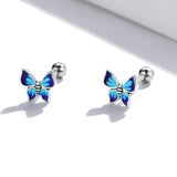 Elegant Butterfly Stud Earrings