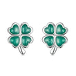 Four-Leaf Clover Stud Earrings