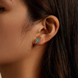 Four-Leaf Clover Stud Earrings