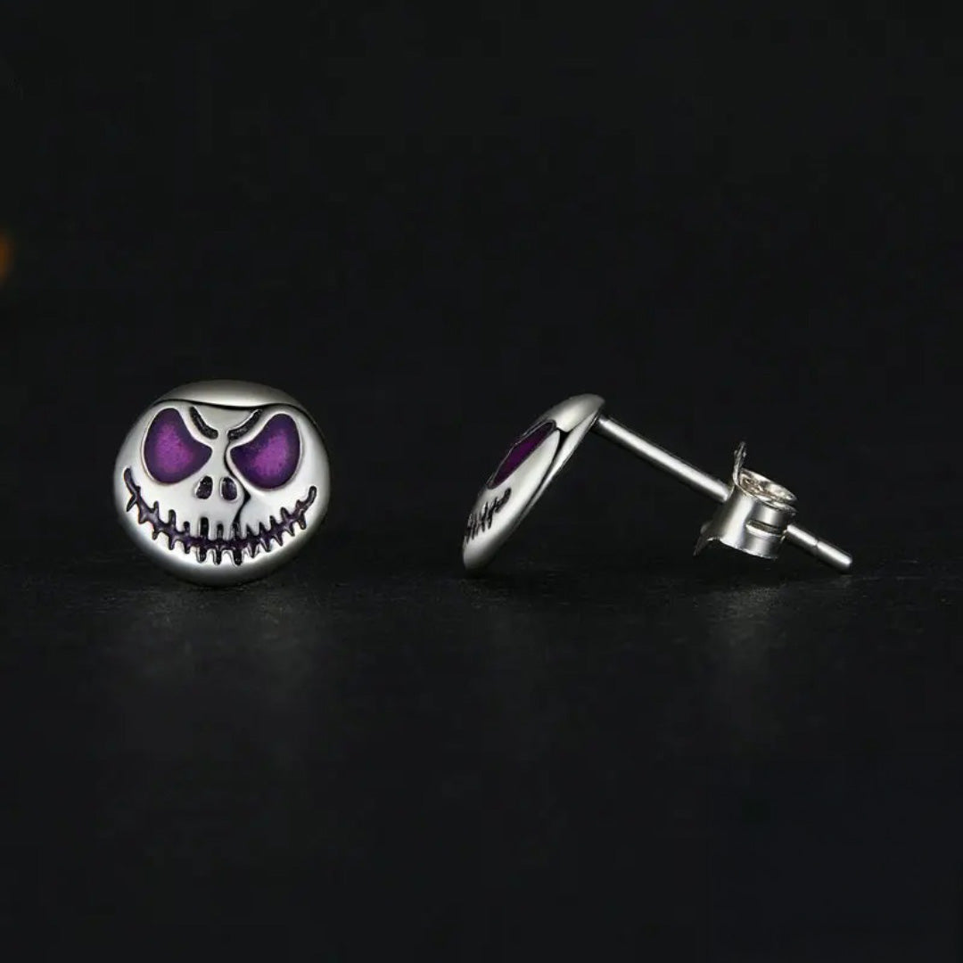 Luminous Skeleton Stud Earrings