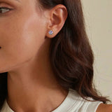 Luminous Skeleton Stud Earrings