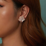 Chic Flower Statement Earrings