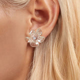 Chic Flower Statement Earrings