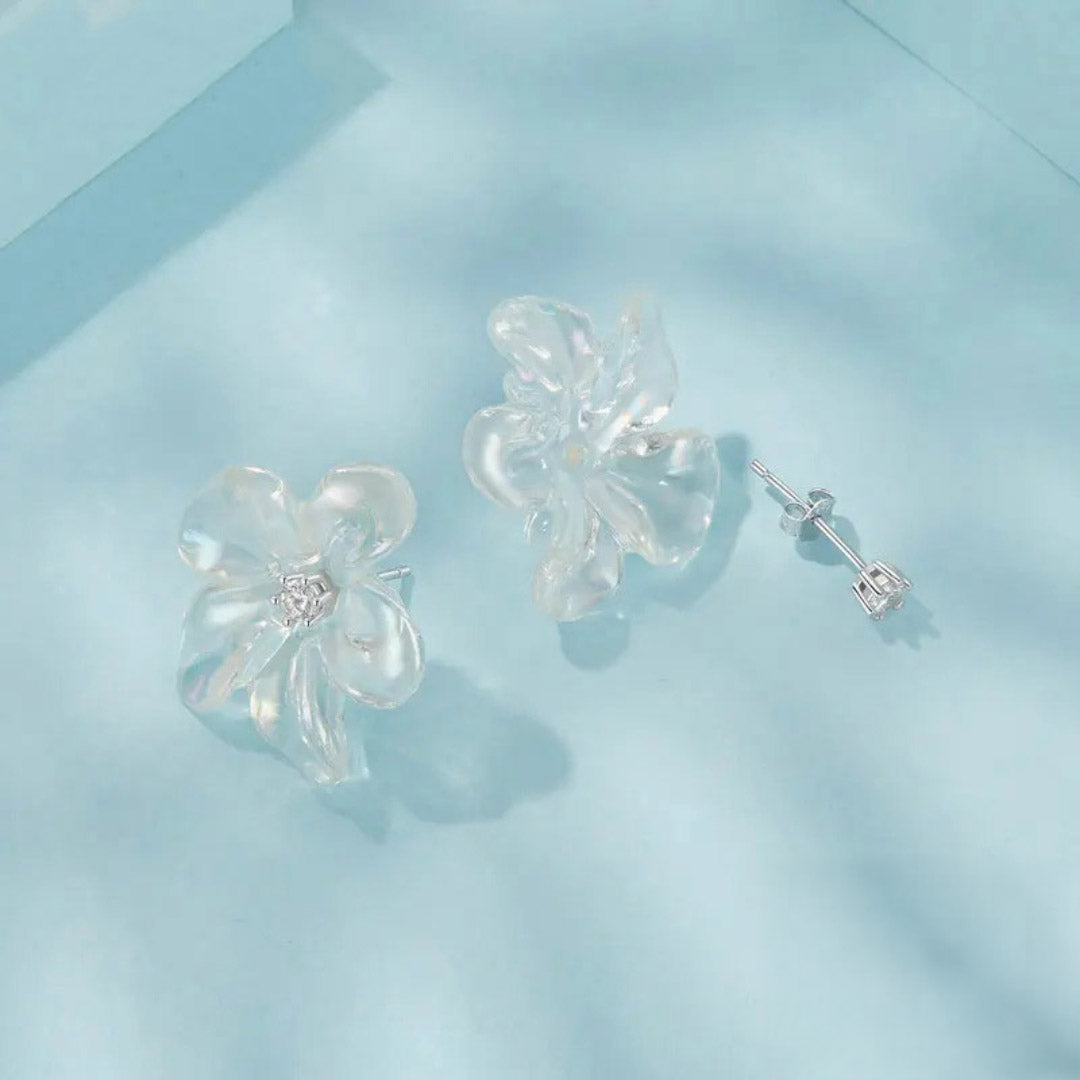 Chic Flower Statement Earrings