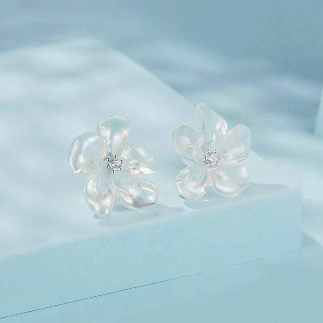 Chic Flower Statement Earrings