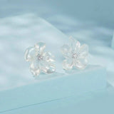 Chic Flower Statement Earrings