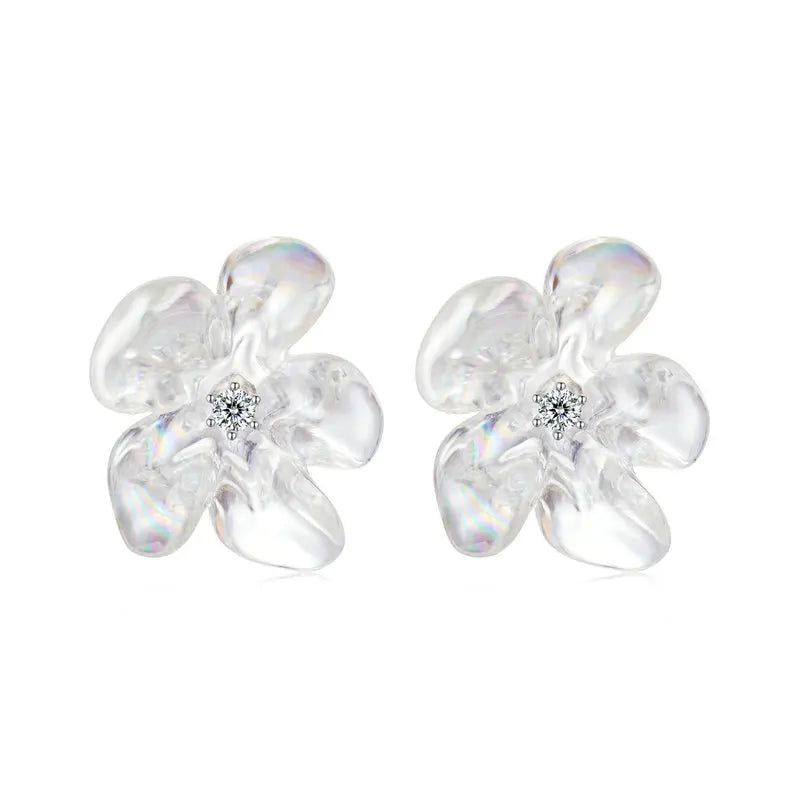 Chic Flower Statement Earrings