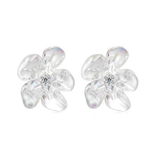 Chic Flower Statement Earrings
