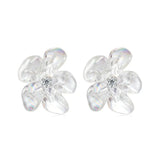 Chic Flower Statement Earrings