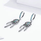 Bohemia Dreamcatcher Hanging Drop Earrings
