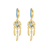 Bohemia Dreamcatcher Hanging Drop Earrings