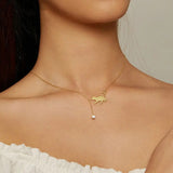 Cat Cute Pendant Choker Necklace
