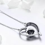 Lovely Koala in Heart Pendant Necklaces