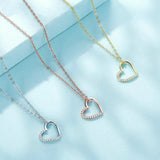 The shape of Love Heart Chain Necklace