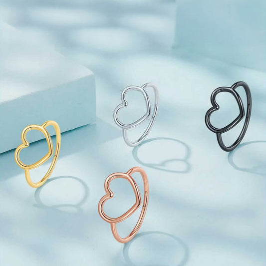 Minimalist Heart Ring for Women