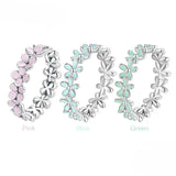 Sweet Wreath Romatic Sterling Silver Ring