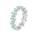 Sweet Wreath Romatic Sterling Silver Ring