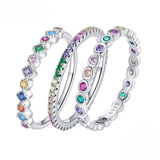 Stackable Simple Diamond Band Ring