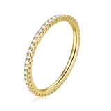 Stackable Simple Diamond Band Ring