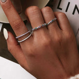 Stackable Simple Diamond Band Ring