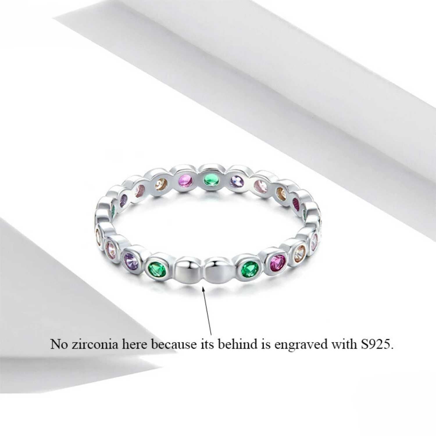 Stackable Simple Diamond Band Ring