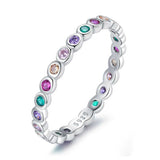 Stackable Simple Diamond Band Ring
