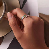 Colored Feather Adjustable Ring