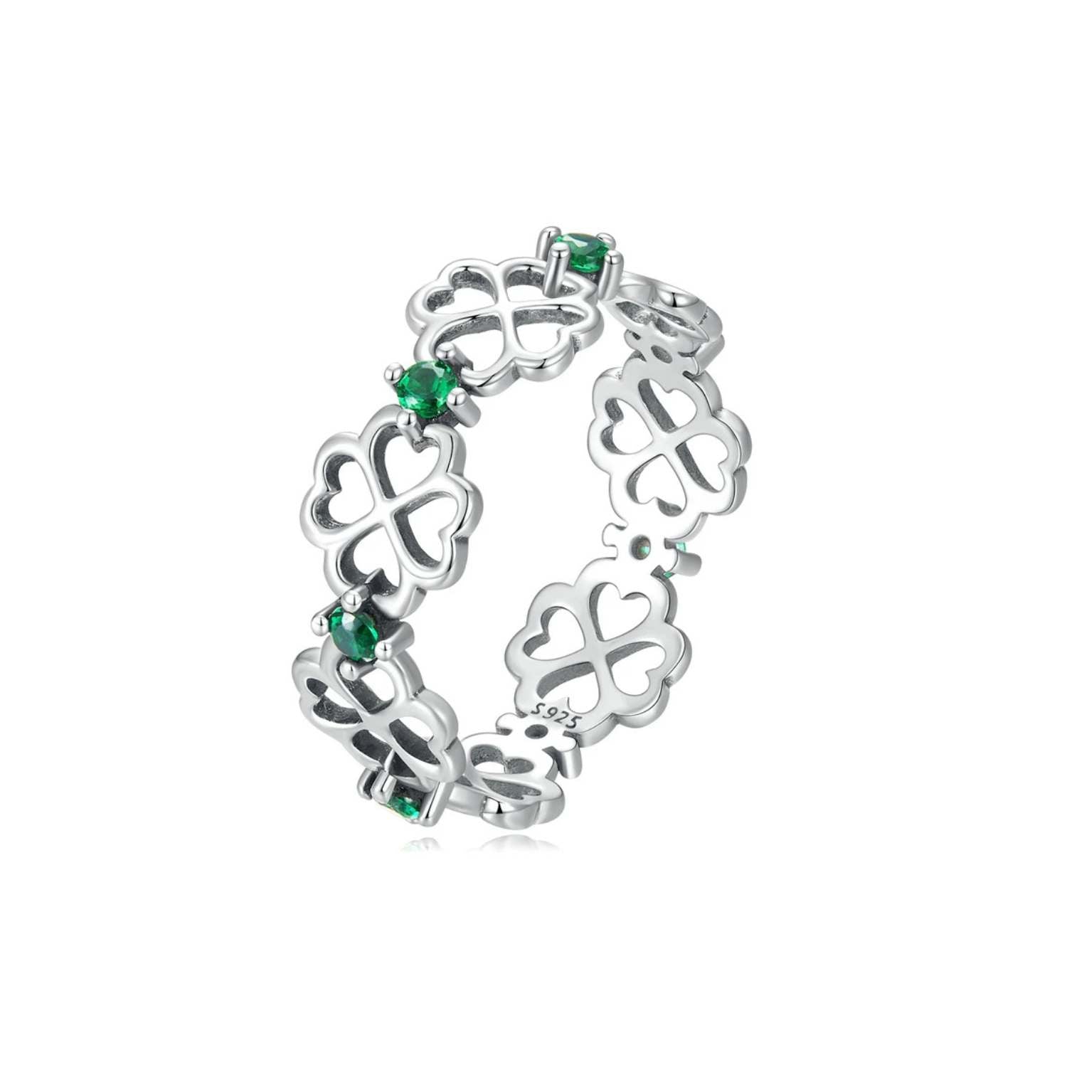 Four Leaf Clover Good Luck Ring