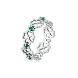 Four Leaf Clover Good Luck Ring