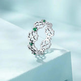Four Leaf Clover Good Luck Ring