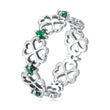Four Leaf Clover Good Luck Ring