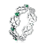 Four Leaf Clover Good Luck Ring