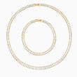 Rectangular Minimalist Glistening Jewelry Set