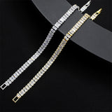 Rectangular Minimalist Glistening Jewelry Set