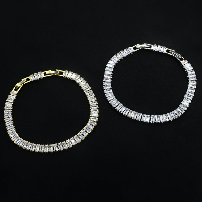 Rectangular Minimalist Glistening Jewelry Set