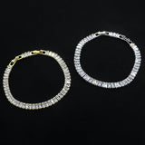 Rectangular Minimalist Glistening Jewelry Set
