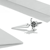Rose dagger Earring Silver