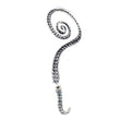 Octopus Left Ear Cuff Stud Earrings