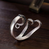 Octopus Tentacle Adjustable Ring
