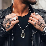 The Eagle‘s Claw Grabs the Crystal Ball Pendant Necklace