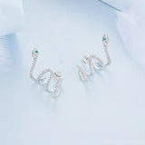 Post Snake Multi-layer Stud Earrings