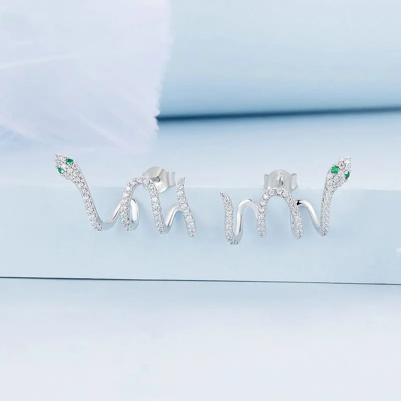 Post Snake Multi-layer Stud Earrings