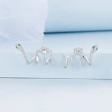 Post Snake Multi-layer Stud Earrings