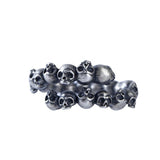 Handmade Full Skull Ring Gothic Punk Sterling Silver