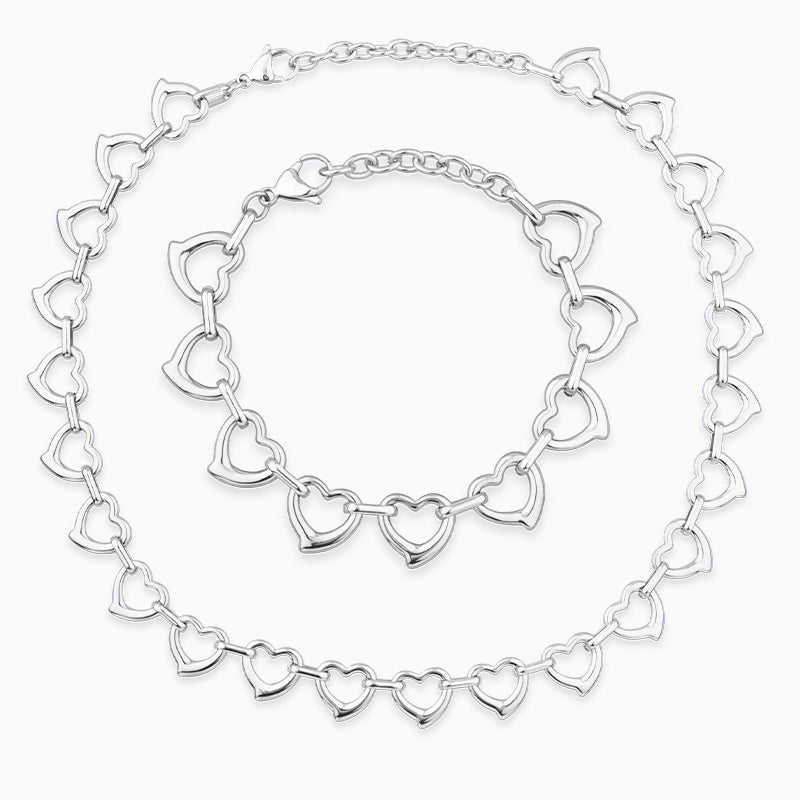 Lux Hearts All Around Jewelry Set