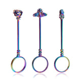 Rainbow Smoke Holder Ring