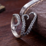 Octopus Tentacle Adjustable Ring