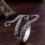 Octopus Tentacle Adjustable Ring