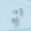 Ocean Blue Turtles Stud Earrings