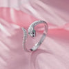 Carved Snake Design Sterling Silver Ring